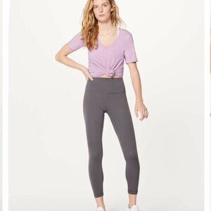 lululemon athletica Purple Short Sleeve Tee